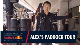 Alex Albons Russian Grand Prix Paddock Tour [upl. by Suirtemid]