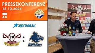 18102024  Pressekonferenz  ESV Buchloe vs ESC Riverrats Geretsried [upl. by Eatnhoj]