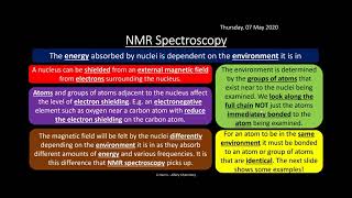 OCR A 632 Spectroscopy REVISION [upl. by Neumeyer]