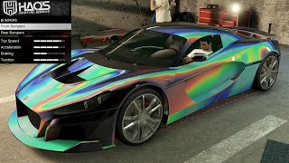 GTA 5  NEW Vehicle Customization  Coil Cyclone II Rimac Nevera [upl. by Aysab]