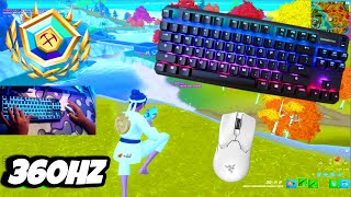 Apex Pro TKL ASMR🤩 Unreal Ranked 💰 Satisfying Keyboard Fortnite 360 FPS Smooth 4K [upl. by Endo385]