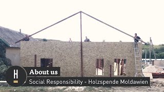 About us Social Responsibility  Holzspende Moldawien I Habegger AG [upl. by Pomona]