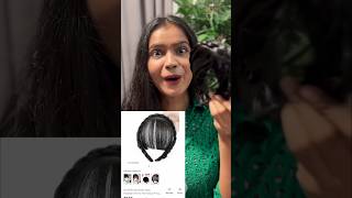 Hair extensions review meesho ytshorts fashion shorts [upl. by Siberson]