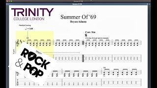 Summer Of 69 Trinity Grade 2 Guitar [upl. by Allianora]