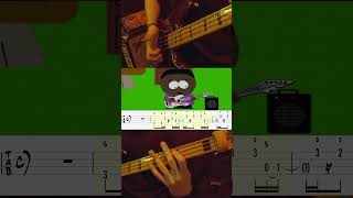 South Park  Token plays bass cover with tabs [upl. by Kellyn697]