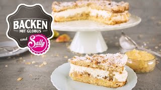 SchneemousseTorte  Backen mit Globus amp Sallys Welt 16 [upl. by Hametaf]