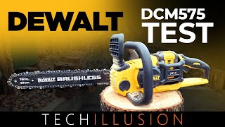 🔥EXTREMETEST DeWalt 5460V Cordless Chainsaw DCM575N in test😱  DeWalt battery chainsaw DCM575N [upl. by Beach]