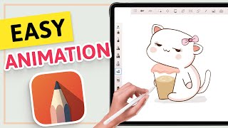 EASIEST Animation Ever In Autodesk Sketchbook  On IPad amp Tablet  Sketchbook Tutorial [upl. by Enoob196]