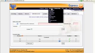 Smoothwall Allow outside access to loca web interface Smoothwall [upl. by Brause]