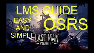 OSRS LMS GUIDE Simple and easy [upl. by Nevsa]