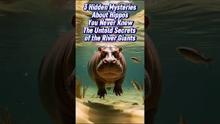 3 Hidden Mysteries About Hippos You Never Knew  The Untold Secrets of the River Giants shortfacts [upl. by Arriet]