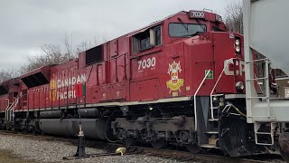 Strathconas Unit CP 238  7037 amp 7030 In Hamilton Ontario [upl. by Roslyn]