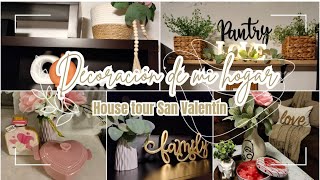 HOUSE TOUR  Decoración para San Valentín colores neutros 🤎🩷🤎 [upl. by Hinze]