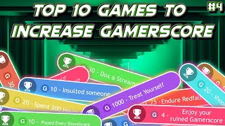 10 Games To Increase Gamerscore Xbox Achievement Hunting 4 [upl. by Aicemat]