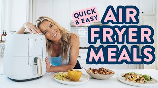 3 Easy AIR FRYER Dinner Recipes in under 20 MINS [upl. by Ashleigh]