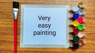 Easy watercolor painting for beginners step by step tutorial Easy Drawing [upl. by Montague459]