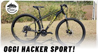 OGGI HACKER SPORT A BICICLETA MAIS BÁSICA DA OGGI EM DETALHES  BIKE MUNDO [upl. by Sewellyn41]