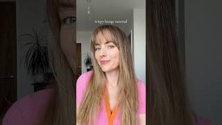 Wispy bangs tutorial aka wispy fringe [upl. by Noraha]