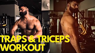 Triceps and traps workout [upl. by Antebi946]