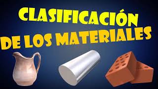 CLASIFICACIÓN de los MATERIALES  Cerámicos Metálicos Polímeros y Compuestos [upl. by Larimore]