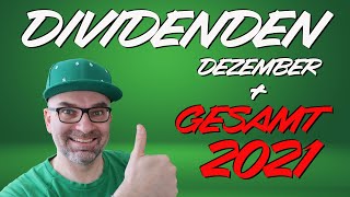 Dividenden Dez 2021 amp gesamtes Jahr 2021  Patricks Finanzen  Video 310 [upl. by Plerre]