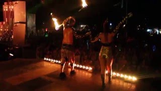 Love in the Fire  Costa Rica Highlights  Fire Dancer Duet [upl. by Aihcropal]