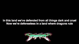 DragonForce  Where Dragons Rule  Lyrics on screen  HD [upl. by Miksen91]