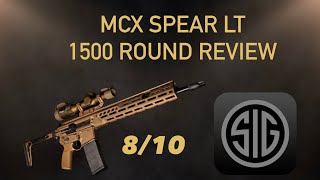 SIG Sauer MCXSpear LT 1500 Rounds Review quotThe Good Bad And The Uglyquot [upl. by Venetis]