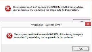 Fix VCRUNTIME140dll  MSVCP140dll is missing from your computer [upl. by Lottie182]