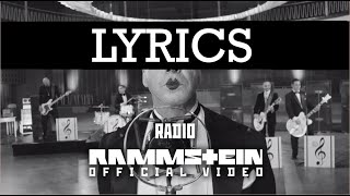 Rammstein Radio Lyrics [upl. by Mills]