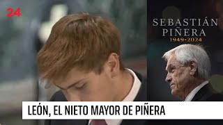 León el nieto mayor de Piñera quotEstoy orgulloso de tener a Sebastián como abueloquot  24 Horas TVN [upl. by Galateah]