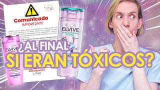 SHAMPOO MORADO DE ELVIVE ¡Loreal lanzó un comunicado  Estudios de seguridad ¿SON TÓXICOS [upl. by Jed271]