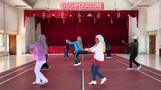 MAUMERE REMIX LINE DANCE  CHOREO HELMA YOGA  DEMO GSG POLIGON [upl. by Fortunia]