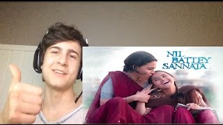 Nil Battey Sannata Trailer Reaction [upl. by Eckel]