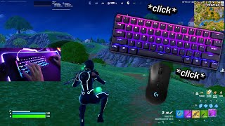 SteelSeries Apex Pro Mini Fortnite Ranked Chapter 5 Season 2 ASMR 240FPS 4K [upl. by Ronaele305]