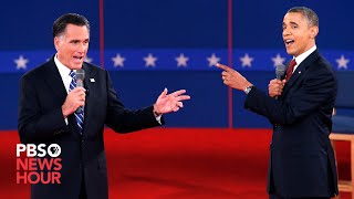 Obama vs Romney The second 2012 presidential debate [upl. by Euqinay]