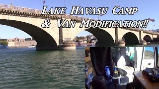 Lake Havasu Camp Van Modification VanLife On the Road [upl. by Ned]