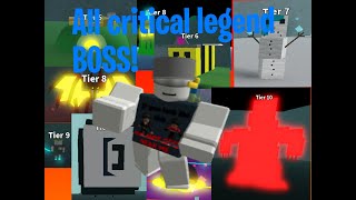 Critical Legends All Boss Locations  Roblox [upl. by Cairistiona23]