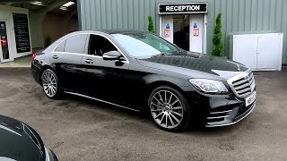 2019 MercedesBenz S350d AMG Line Premium  Start up and full vehicle tour [upl. by Ikcaj131]