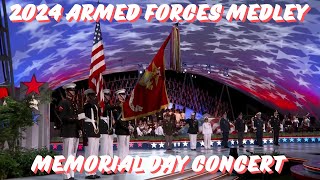 Armed Forces Medley 2024 Memorial Day Concert [upl. by Armyn]