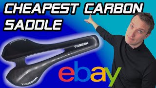 The CHEAPEST CARBON BIKE SADDLE on ebay [upl. by Santos]