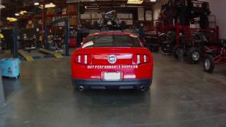 OutPerformance Shop Project 2011 Mustang GT 50L V8 6MT Gibson Exhaust [upl. by Maggs]