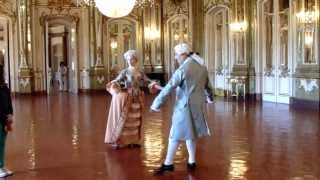 Dança antiga de Corte  Palácio de QueluzPortugal [upl. by Natloz519]