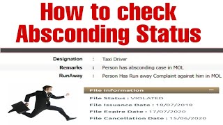 How to Check Absconding Status and Absconded  Easy Smart Forms [upl. by Inimak]