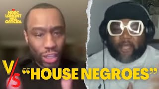 Marc Lamont Hill CONFRONTS Black Conservative Critic Who Called him amp Roland Martin quotHouse Negroesquot [upl. by Emsoc126]