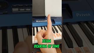 Como tocar a Sarias Song de Zelda Ocarina of Time foryou piano viral pianotutorial music [upl. by Alwin343]