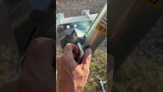 DIY install of Trailer Jack w 2 Wheels  SUPER EASY UPGRADE [upl. by Leacim]