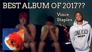 BIG FISH THEORY VINCE STAPLES FIRST REACTIONREVIEW [upl. by Eniamert]