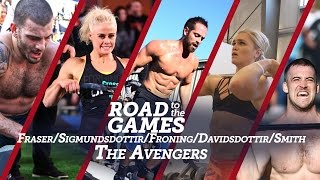 Road to the Games 1604 Fraser  Sigmundsdottir  Froning  Davidsdottir  Smith [upl. by Atinnek]