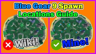 Blue Gear 9 Spawn Locations Updated Guide 2023  Blox Fruits [upl. by Helali]